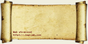 Jana Radosavljević vizit kartica